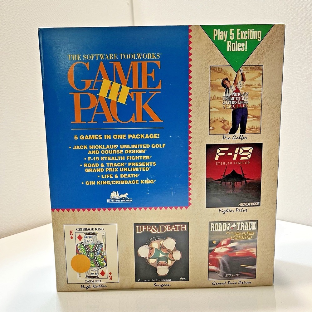 Vintage PC Game Pack III (1992) – 5 Full Games on 3.5" Floppy Disks!